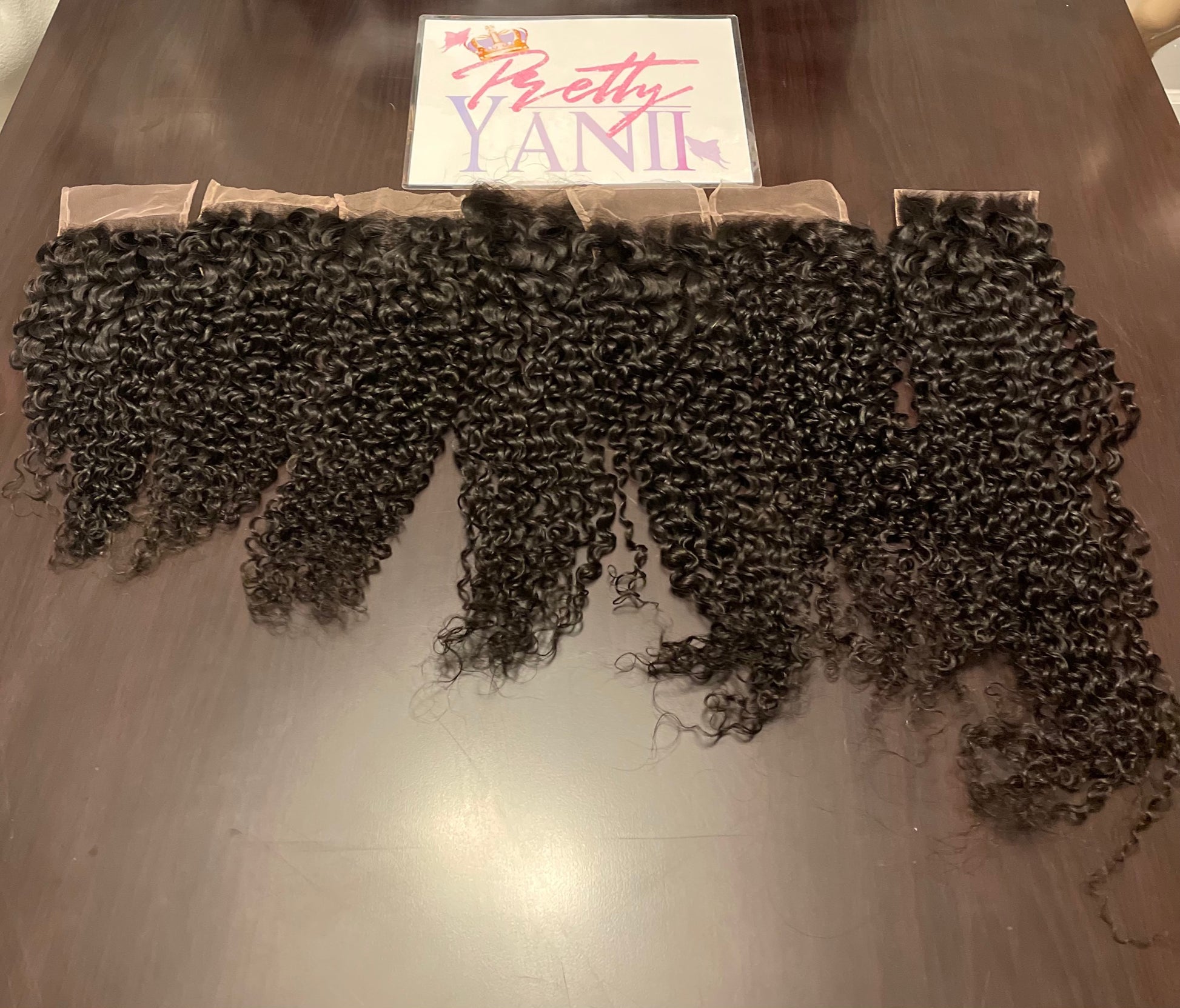 100% Brazilian jheri curl human hair lace closure