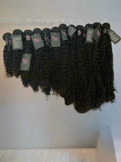 100% Brazilian jheri curl human hair